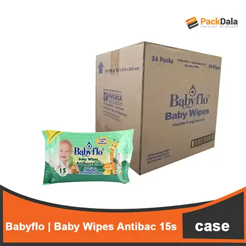 Picture of Babyflo Baby Wipes Antibac 144x15s  CASE