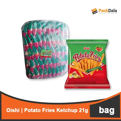 Picture of Oishi Potato Fries Ketchup Flavor 100x21g BAG