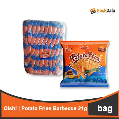 Picture of Oishi Potato Fries Barbecue Flavor 100x21g BAG