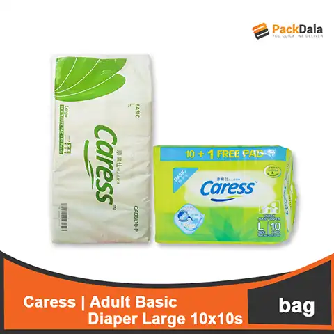 Picture of Caress Adult Basic Diaper L 10x10s CASE