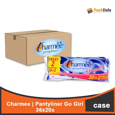 Picture of Charmee Pantyliner Go Girl 36x20s CASE