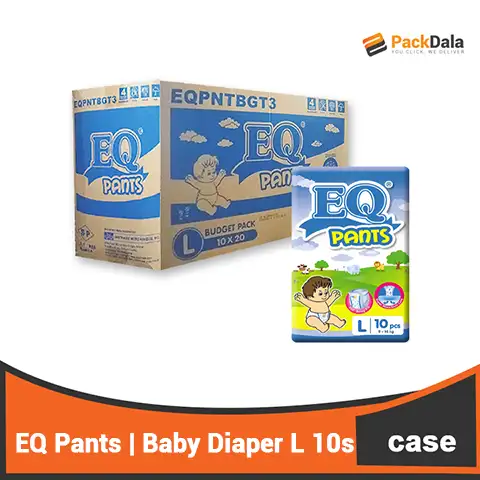 Picture of EQ Pants BB Diaper BP L 20x10s CASE