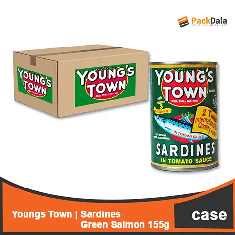 Picture of Youngs Town Sardines Green Salmon 48 x 425g CASE
