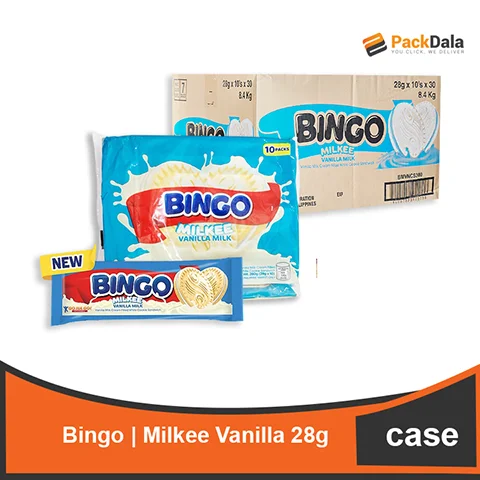Picture of Bingo Milkee Vanilla 28gx30x10s rp CASE