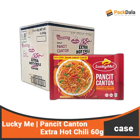 Picture of Lucky Me Pancit Canton Extra Hot 60gx72 rp CASE
