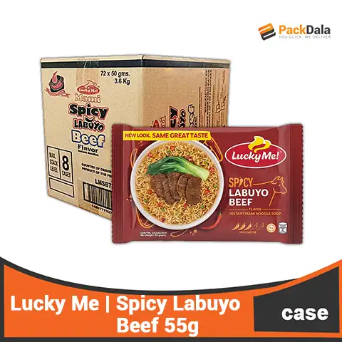 Picture of Lucky Me Spicy Beef Labuyo 50gx72 rp CASE