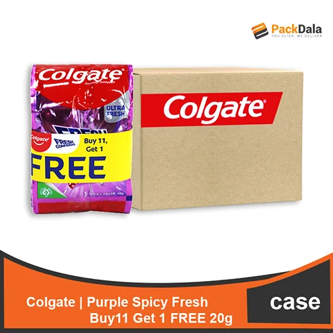 Picture of Colgate Purple Spicy fresh 20g11plus1 CASE