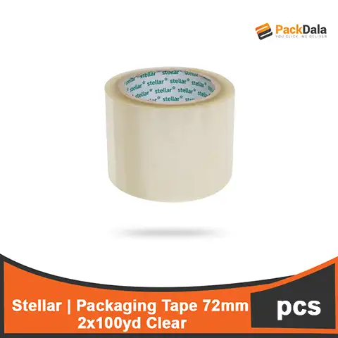 Picture of Packaging Tape 72mm 2x100 yd Clear Stellar 120rolls pr cs nrp PCS