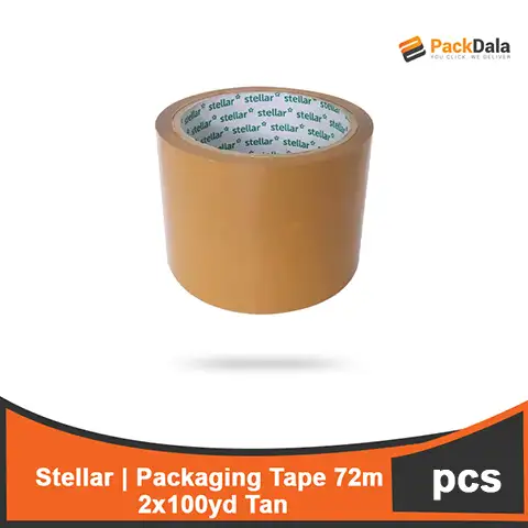 Picture of Packaging Tape 72mm 2x100 yd Tan Stellar 120rolls pr cs nrp PCS