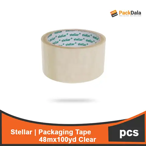 Picture of Packaging Tape Stellar 48mm x100yd Clear 120rolls pr cs nrp PCS