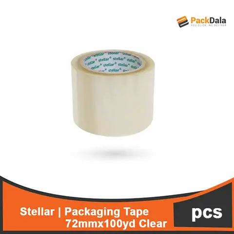 Picture of Packaging Tape 72mm x100 yd Clear Stellar 80rolls pr cs nrp PCS