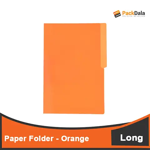 Picture of Paper Folder L Orange 50pcx10rm per cs nrp