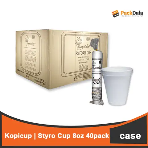Picture of Styro Cup 8oz KopiCup 25pcx40pckpercs nrp CASE