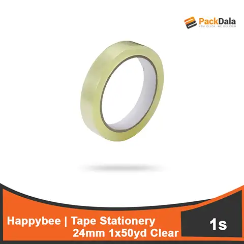 Picture of Tape Stationery Happybee 24mm 1 x 50yd Clear  288rolls per case PCS