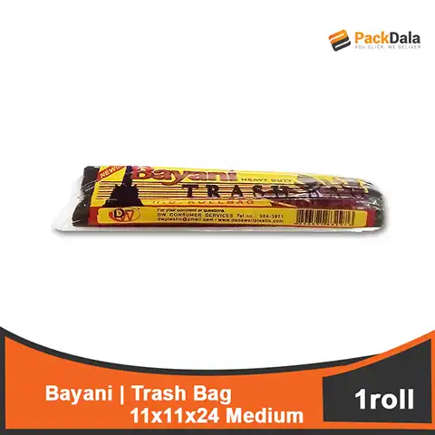 Picture of Bayani Trashbag Med 11x11x24 5rollx30rmpersck nrp ROLL