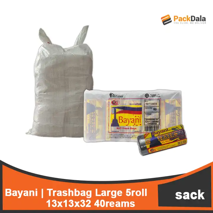 Picture of Bayani Trashbag L 13x13x32 5rollperrmx40rmpersck nrp SACK