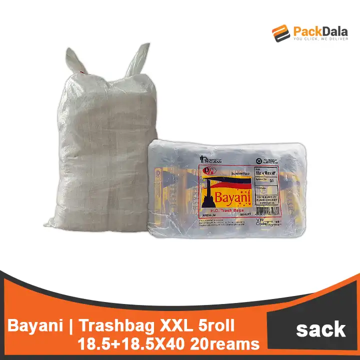 Picture of Bayani Trashbag XXL 18 5x18 5x40 5rollperrmx20rmopersck nrp SACK