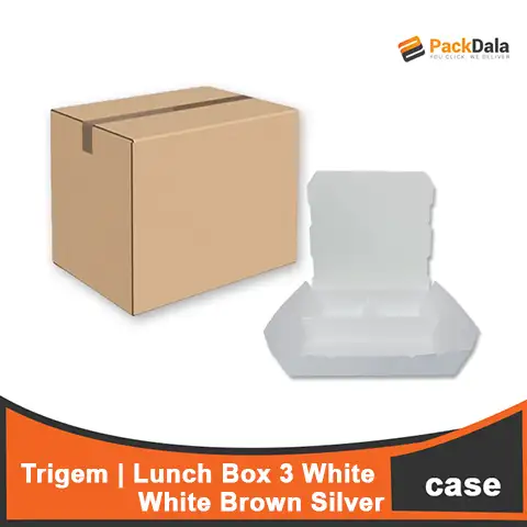 Picture of Paper Lunchbox 3 WW 25pcperpckx16pckpercs nrp CASE