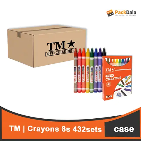 Picture of TM Crayons 8s TMC08 432sets per case CASE