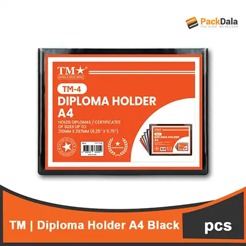 Picture of Diploma Holder A4 Black 10s x 5 rms percs nrp PCS