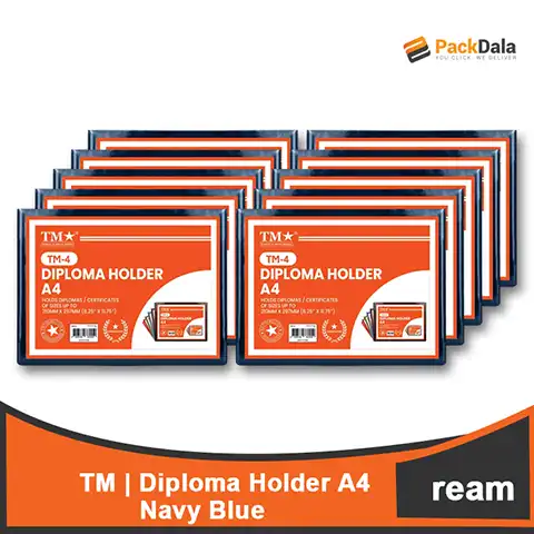 Picture of Diploma Holder A4 Navy Blue 10s x 5 rms percs nrp REAM