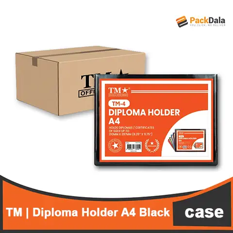 Picture of Diploma Holder A4 Black 10s x 5 rms percs nrp CASE