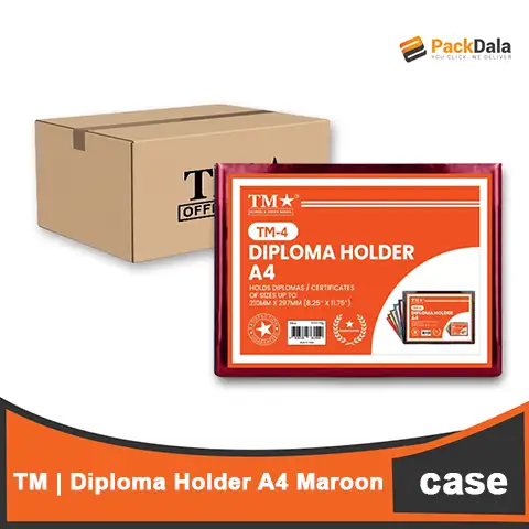 Picture of Diploma Holder A4 Maroon 10s x 5 rms percs nrp CASE