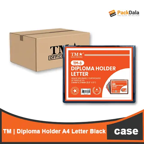 Picture of Diploma Holder Letter Black 10s x 5 rms percs nrp CASE