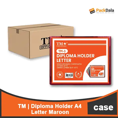 Picture of Diploma Holder Letter Maroon 10s x 5 rms percs nrp CASE