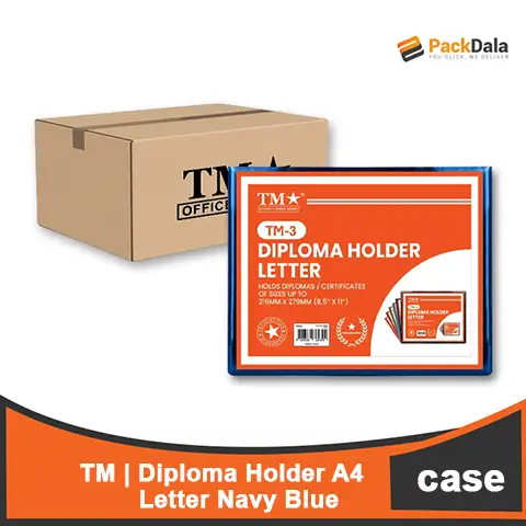 Picture of Diploma Holder Letter Royal Blue 10s x 5 rms percs nrp CASE