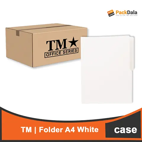 Picture of TM Folder A4 White 14pts 100s 5reams x bdl  nrp TWF04 CASE