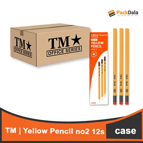 Picture of TM Pencil Yellow 12s TM100 10IBx12pack CASE