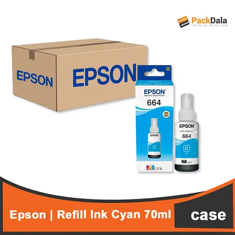 Picture of Epson Refill Ink Cyan 60pcsprcs 664 nrp CASE
