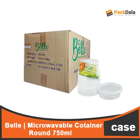 Picture of Belle Microwavable Rnd 750ml MV30 10pcsx30pck nrp CASE