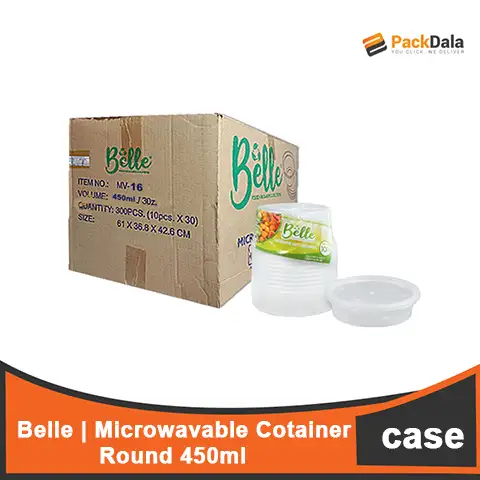 Picture of Belle Microwavable Rnd 450ml MV16 10pcsx30pck nrp CASE