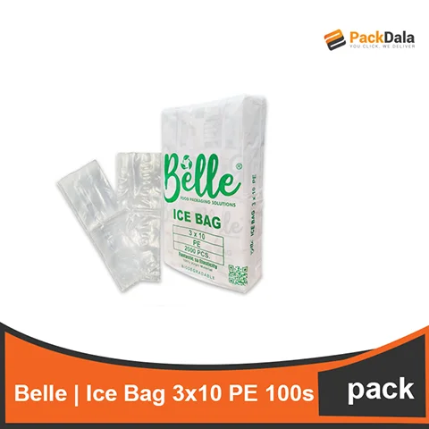 Picture of 3x10 Belle PE Ice Bag 20packsx30ream per sack PACK