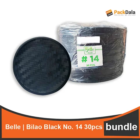 Picture of Bilao no 14 Black 30pcs per bdl