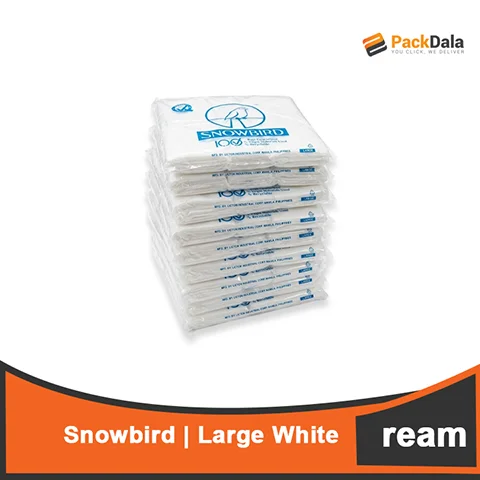 Picture of Large Snowbird White 100pcx10pckx10rmperbdl nrp REAM