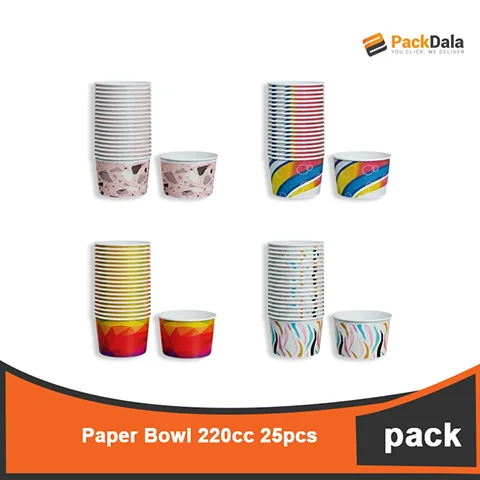 Picture of Paper Bowl 220cc 40pckx25pcs PACK