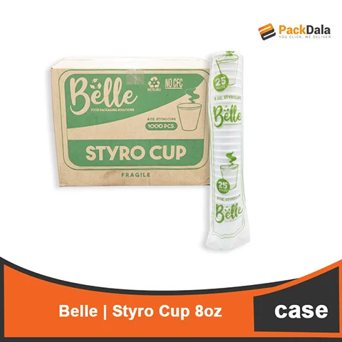 Picture of Styro Cup 8oz Belle 25pcx40pckpercs nrp CASE
