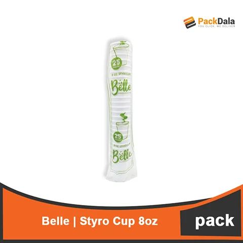 Picture of Styro Cup 8oz Belle 25pcx40pckpercs nrp PACK