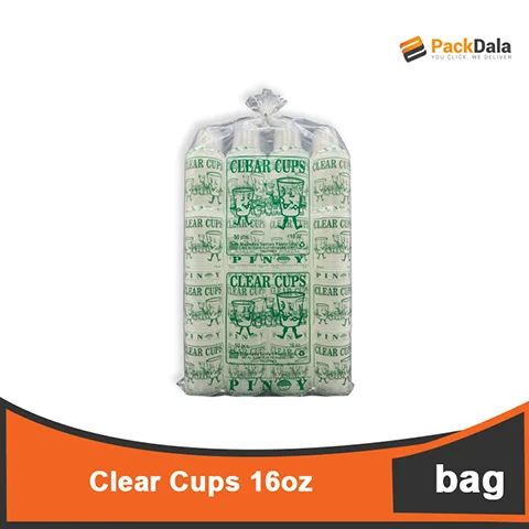 Picture of Clear Cups 16oz 20pckperbag nrp BAG
