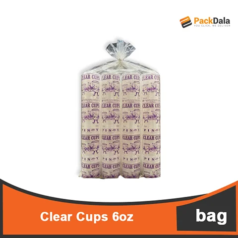 Picture of Clear Cups 6oz 20pckperbag nrp BAG