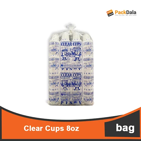 Picture of Clear Cups 8oz 20pckperbag nrp BAG