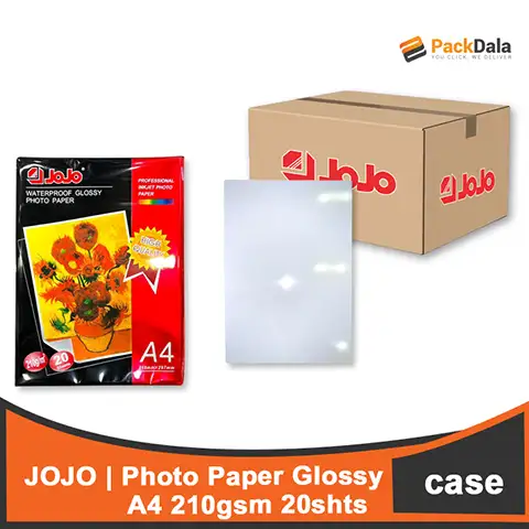 Picture of Jojo Photo Paper Glossy A4 210gsm 20shts 60packper cs CASE