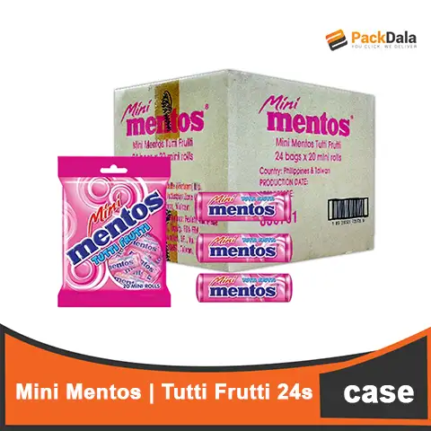 Picture of Mini Mentos TuttiFruity 20rollx24pck per cs rp CASE