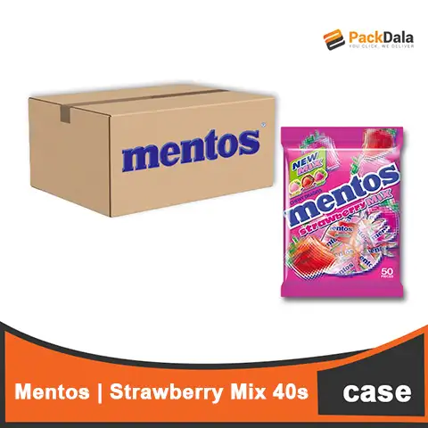 Picture of Mentos StrawMix Bag 50pcx40pck per cs rp CASE