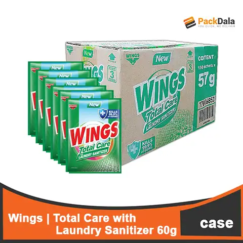 Picture of Wings Total Care with sanitizer green 60gx25x150 nrp P4MO CASE