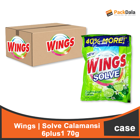 Picture of Wings Solve Calamansi Clean 25 6plus1 70g CASE