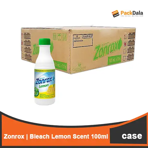 Picture of Zonrox Bleach Lemon Scent 100mlx72 CASE